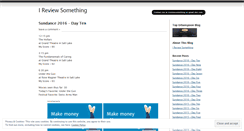 Desktop Screenshot of ireviewsomething.com